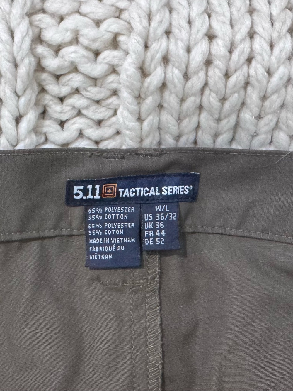 5.11 Tactical Men's Olive Green Cargo Pants